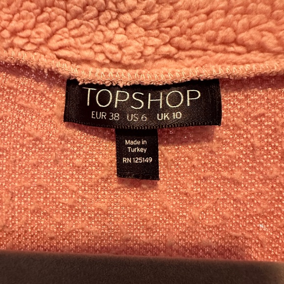Topshop 1/4 zip fleece, size 6 - Picture 5 of 6